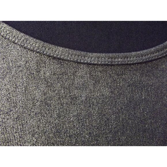 LulaRoe Tunic Top Womens Size XS Metallic Gold Black sparkle hi lo hem round - Picture 5 of 7